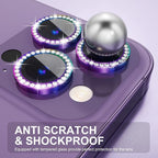 Choiche [3+1 for iPhone 14 Pro/iPhone 14 Pro Max Camera Lens Protector Bling - Image 3