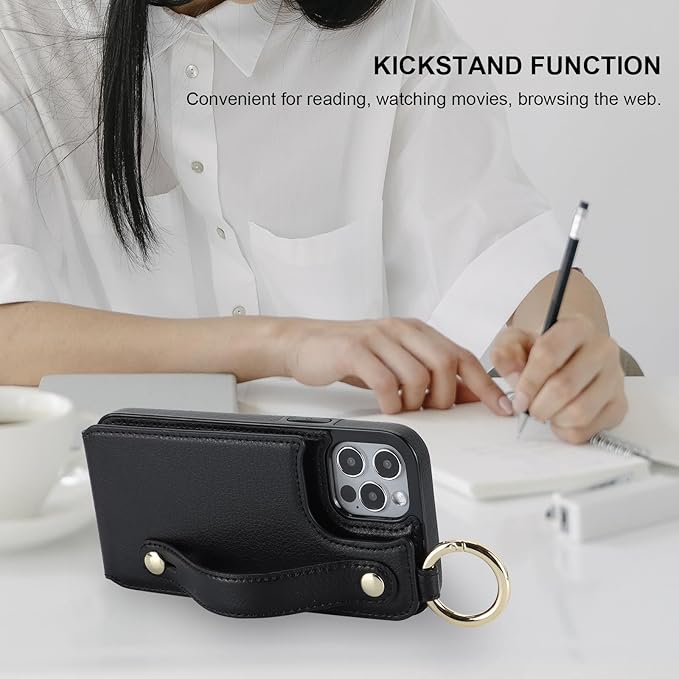 Folosu for iPhone 12/12 Pro Wallet Case - Image 6