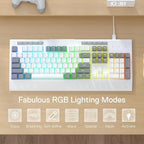 Redragon K525 RGB Backlit 104 Keys Wired Membrane Gaming Keyboard w/ 5 - Image 7