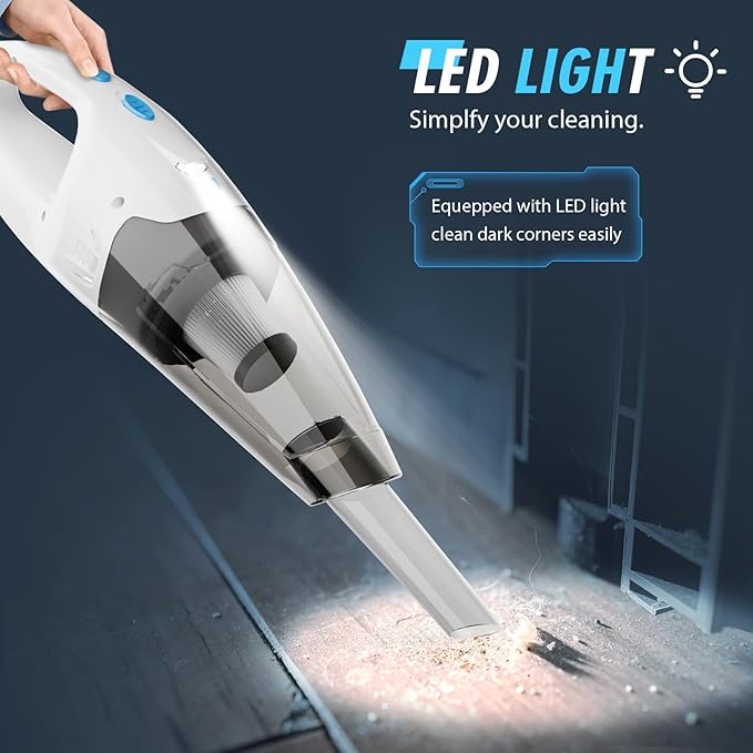Handheld Vacuum Cordless, Hand Vacuum Cordless Rechargeable - Image 4
