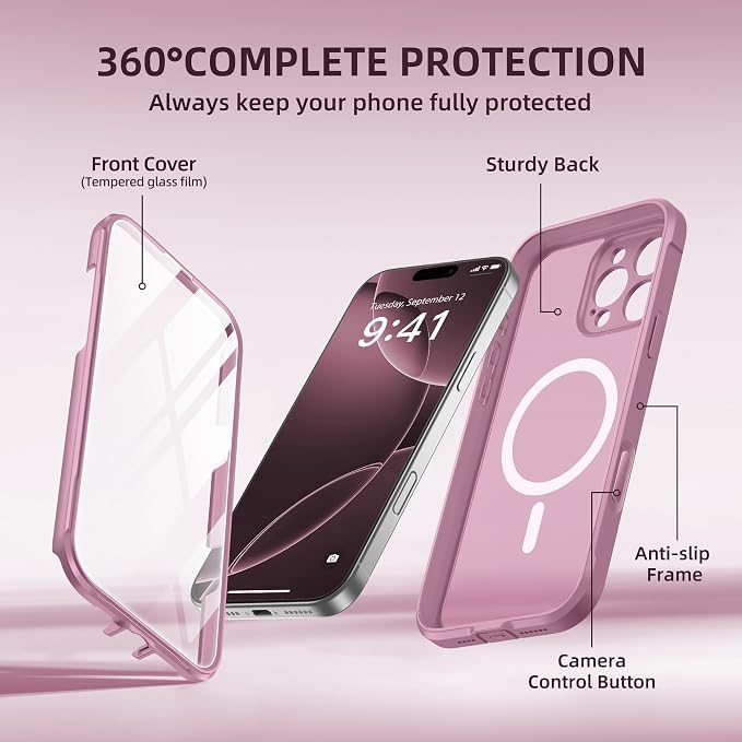 BERFY Magnetic for iPhone 16 Pro Max Case, Compatible - Image 8
