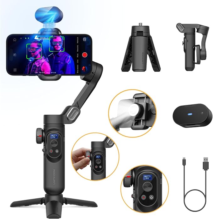 Gimbal Stabilizer for iPhone by AOCHUAN