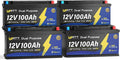 12V 100Ah Bluetooth LiFePO4 Battery, Lithium Battery by Wattcycle
