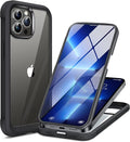Miracase Glass Case for iPhone 13 Pro Max 6.7 inch, Upgrade Full-Body Clear by Miracase