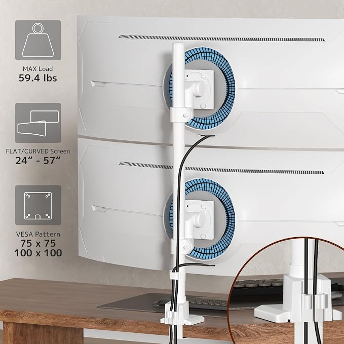 Dual Monitor-Arm Heavy Duty Ultrawide - Image 4