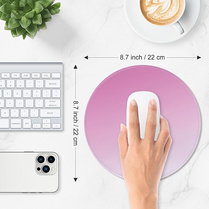 ITNRSIIET Mouse Pad Non-Slip Rubber Base Smooth Surface Stitched Edges - Image 3