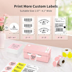JADENS Bluetooth Thermal Label Printer 4x6, Compatible - Image 4
