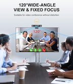 Spedal 4K UHD Webcam with Built-in AI Noise Reduction Dual Microphones - Image 3