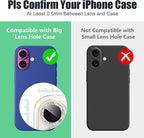 AGVEE 3+3 6 Pack for iPhone 16 6.1" / 16 Plus 6.7" Camera Lens Cover Protector - Image 3
