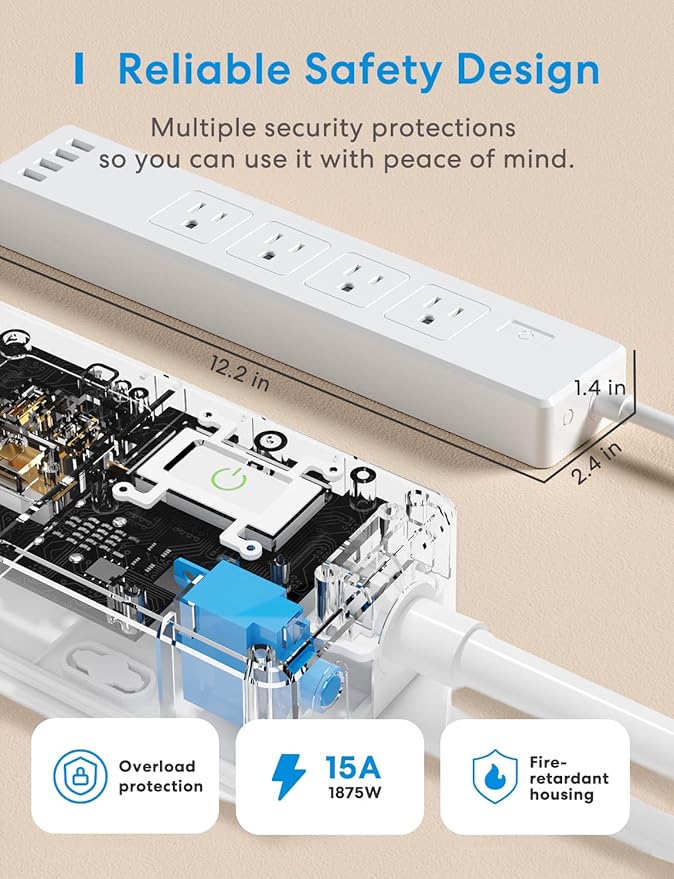 Meross Smart Power Strip Compatible - Image 8