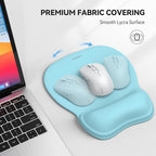 TECKNET Gel Mouse Pad with Wrist Rest, Ergonomic Office Mousepad with Wrist - Image 4
