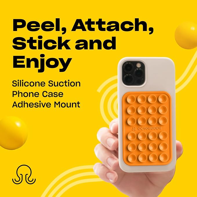 Classic MAX - Silicone Suction Phone Case Adhesive Mount - Hands-Free, Strong - Image 2