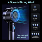 Handheld Fan, Mini Small Portable Turbo Fan, Rechargeable - Image 3