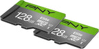 PNY 128GB Elite Class 10 U1 microSDXC Flash Memory Card - Image 3