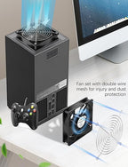 2 Packs AmRunJe 120mm x 25mm USB Cooling Fan 5V Brushless Dual Fan - Image 2