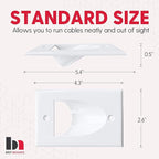 BestMounts - 12 Pack Inner Nose Behind Wall Cable Management TV Cord Hider - Image 2