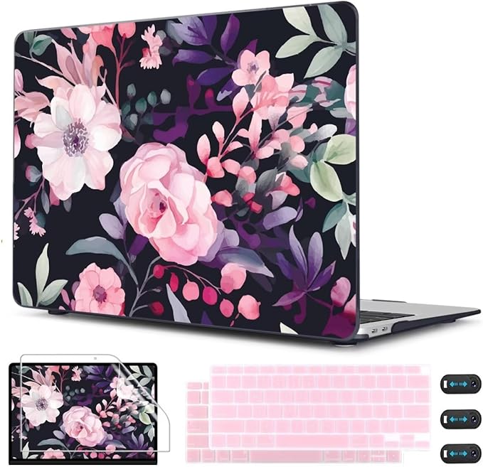 CISSOOK Compatible with MacBook Air 13 inch Case M1 2021 2020-2018 Release by CISSOOK