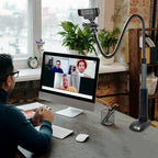 30 Inch Webcam Stand Camera Mount, Upgraded Thick Base Flexible Gooseneck - Image 4