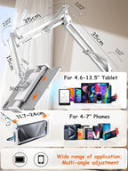 Foldable Tablet Stand, Tablet Mount Adjustable - Image 3