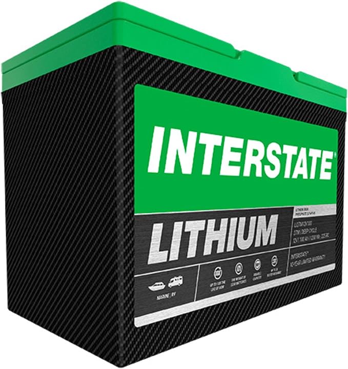 Interstate Batteries 12V 100Ah Group Size 27M Lithium Marine/RV Deep Cycle - Image 7