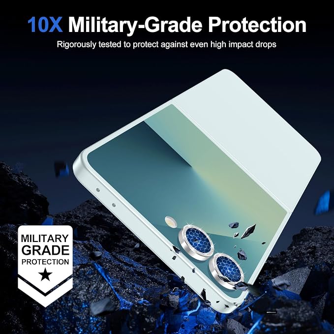 for Samsung Galaxy Z Flip 7 Camera Lens Protector, Individual Metal Ring - Image 5