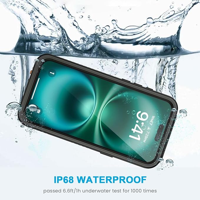 Lanhiem Magnetic for iPhone 16 Pro Case, IP68 Waterproof Case - Image 2