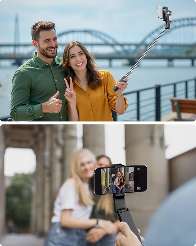 Viozon Portable Selfie Stick, Lightweight Extendable Stainless Steel Tube - Image 2