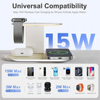 4-in-1 for Magsafe Wireless Charging: 15W Qi Magnetic Fast Charger Station Pad - Image 2