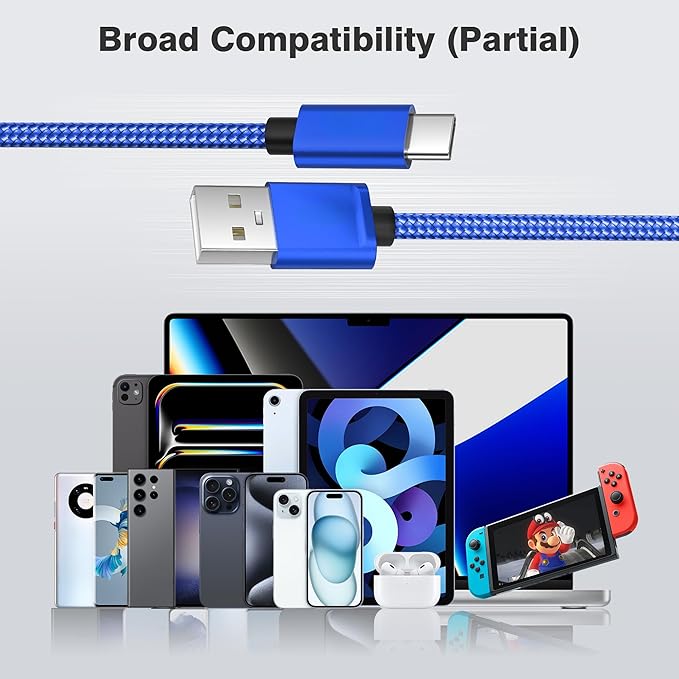 Elebase for iPhone 16 Car Charger Cable 1.5/3.3/6.6FT 3 Pack, Type C Charging - Image 7