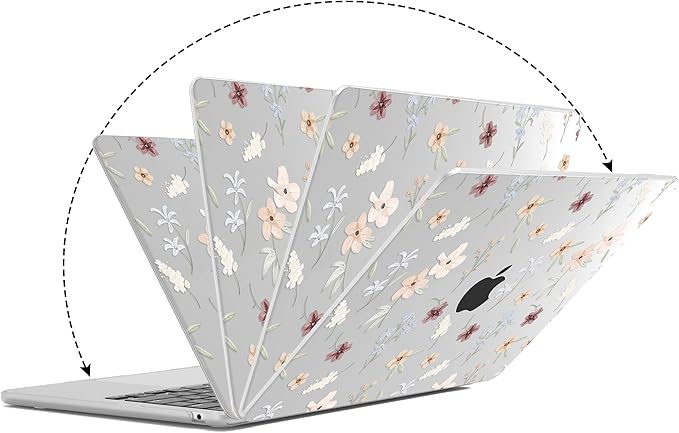 G JGOO Compatible with MacBook Air 13 inch Case 2025 2024 2023 2022 M4 A3240 M3 - Image 3