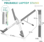 BELLEMOND | X-Shape Laptop Stand – Adjustable Aluminum Riser, 5 Height Levels - Image 9