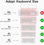 CASUCATTE-Clear Gel Wrist Rest for Keyboard - Image 4