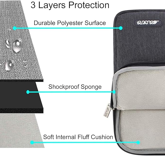 MOSISO Laptop Case 13.3 inch, 13-13.3 inch Laptop Sleeve Compatible - Image 3