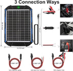 SUNER POWER 20W 12V Solar Battery Trickle Charger & Maintainer PRO, Built-in - Image 5