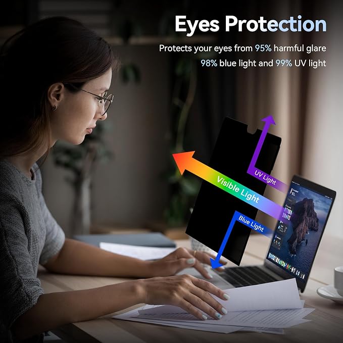 Privacy Screen MacBook Pro 13 Inch/MacBook Air 13 in, Easy On/Off Removable - Image 3