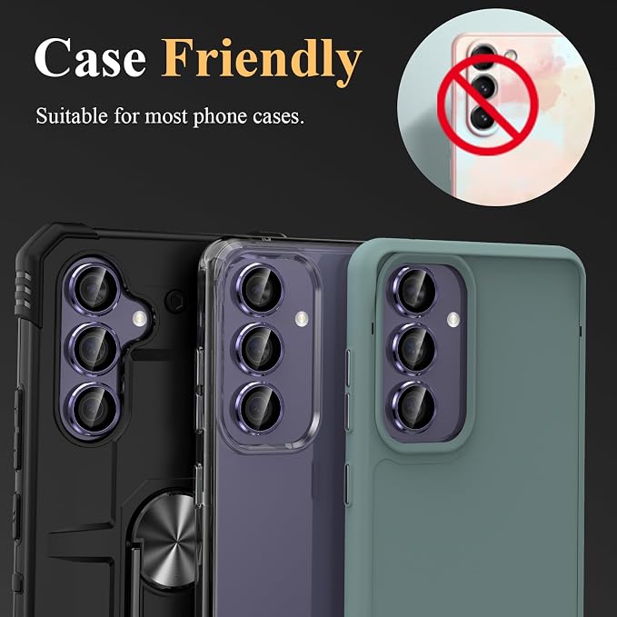 YWXTW Camera Lens Protector for Samsung Galaxy S24 Plus Accessories, 9H - Image 6
