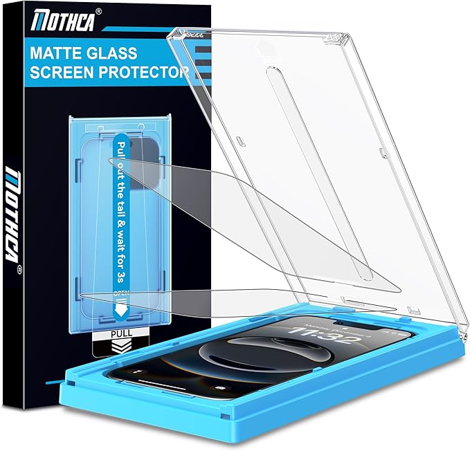 Mothca 2 Pack Matte Glass Screen Protector by MothcaDirect