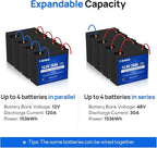 DC HOUSE 2 Pack 12V 30Ah LiFePO4 Lithium Battery, Low Temp Cut-Off, 4000+ Deep - Image 9