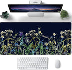 Weeds Flowers Large Mouse Pad, Gaming Keyboard Desk Pad, Extended Mouse Mat - Image 2