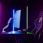 AVLT RGB Lights Single 17”-49” Gaming Monitor Arm Desk Mount, Fits One - Image 3