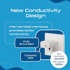 Ceptics Europe to US plug adapter, Type B USA Plug adapter compatible - Image 4