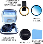 CPL Polarizer Filter, Phone Lens, 52mm Clip-on Polarizing, - Image 2