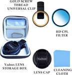 52mm Phone CPL Polarizer Lens Filter Kit, iPhone Camera Attachment, Compatible - Image 3