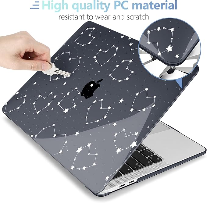 MEEgoodo Case for MacBook Pro 13 inch Case 2022 2021 2020 A2338 M2/M1 A2251 - Image 3