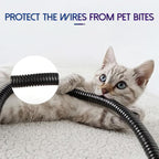 Split Wire Loom Tubing, 25 ft Cord Protectors from Pets No Chew, Flexible Wire - Image 7
