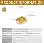 100 Yellow Steel Cable Seals - Image 3