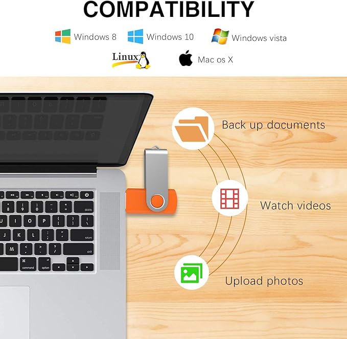 KOOTION 16GB USB 3.0 Flash Drive 16 gb Flash Drives 10pcs Thumb Drive Keychain - Image 6