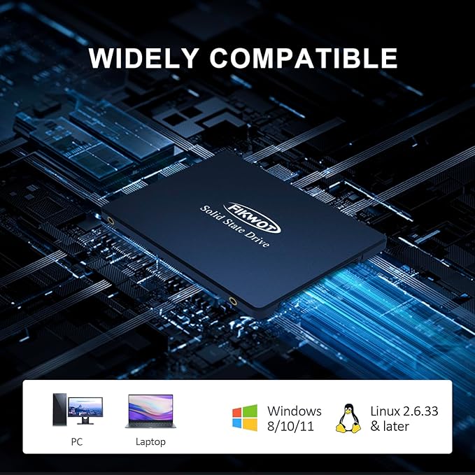 FS810 4TB SSD, 2.5" SSD SATA III 6Gb/s, Solid State Drives, 3D NAND TLC Flash - Image 3