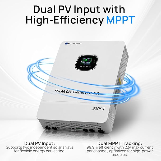 ECO-WORTHY Home Power Station Backup Power, 10000W AC Output+30720Wh LiFePO4 - Image 3