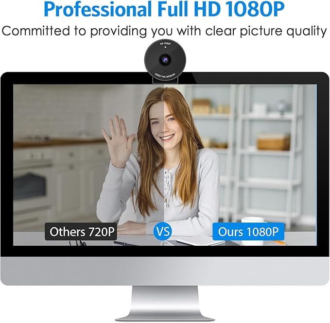 EMEET C950 Webcam for PC, 1080P Webcam - Image 2